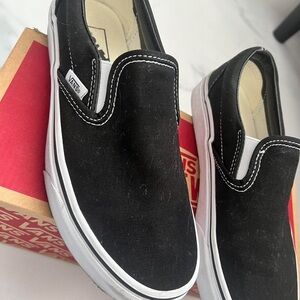 Vans Classic Black Slip-On Shoes